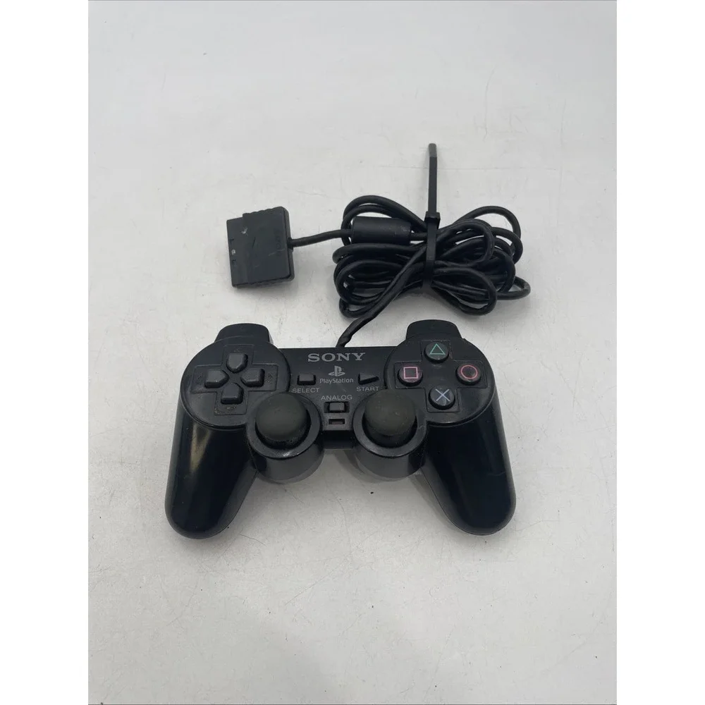 Sony PlayStation PS1 PS2 DualShock Analog Wired Controller SCPH-10010 OEM